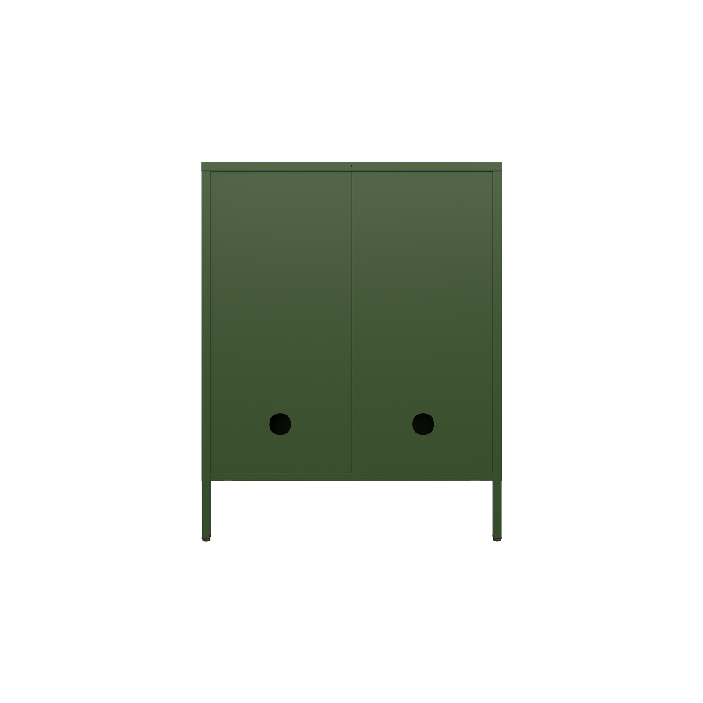 Sugar Cube Cabinet - Dark Olive
