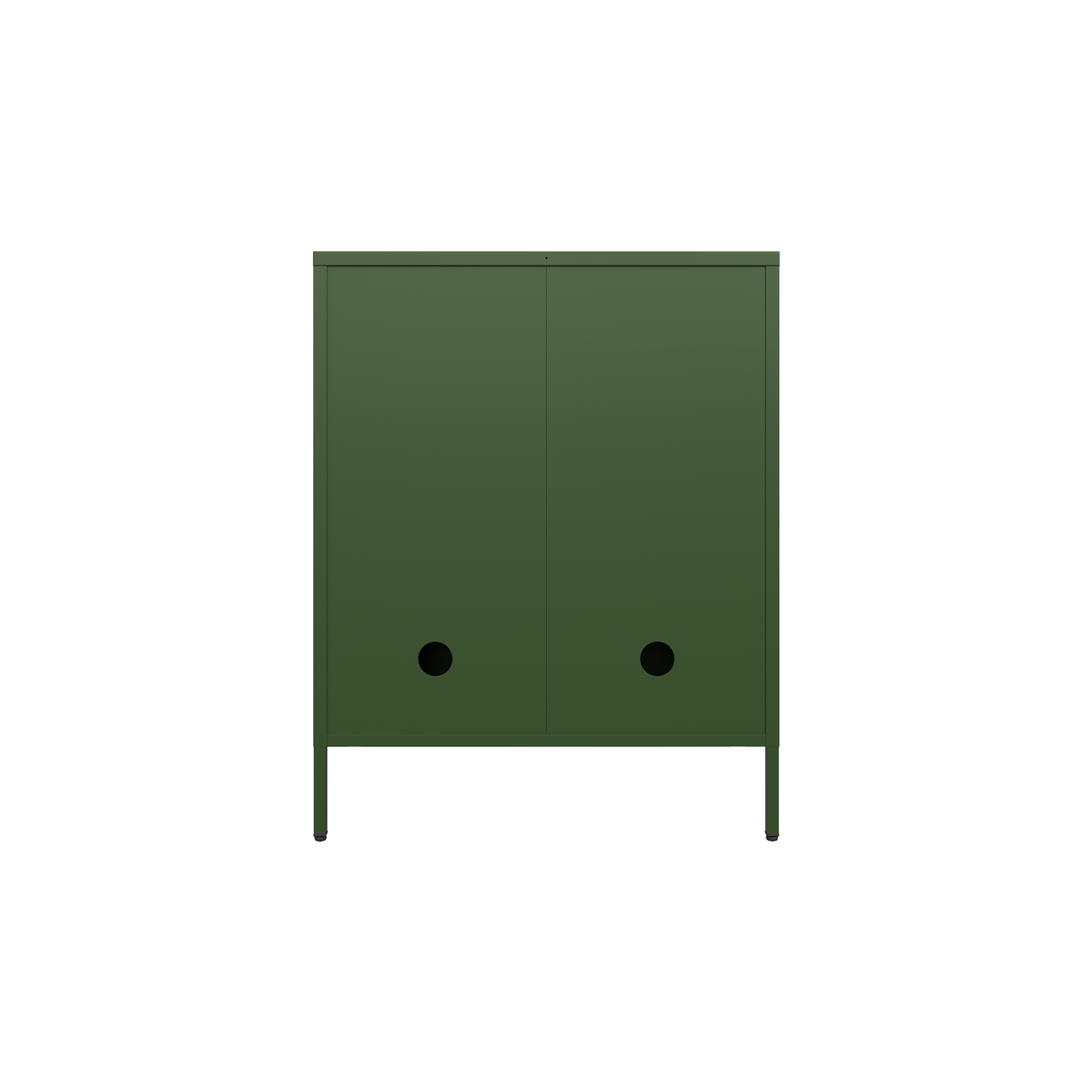 Sugar Cube Cabinet - Dark Olive
