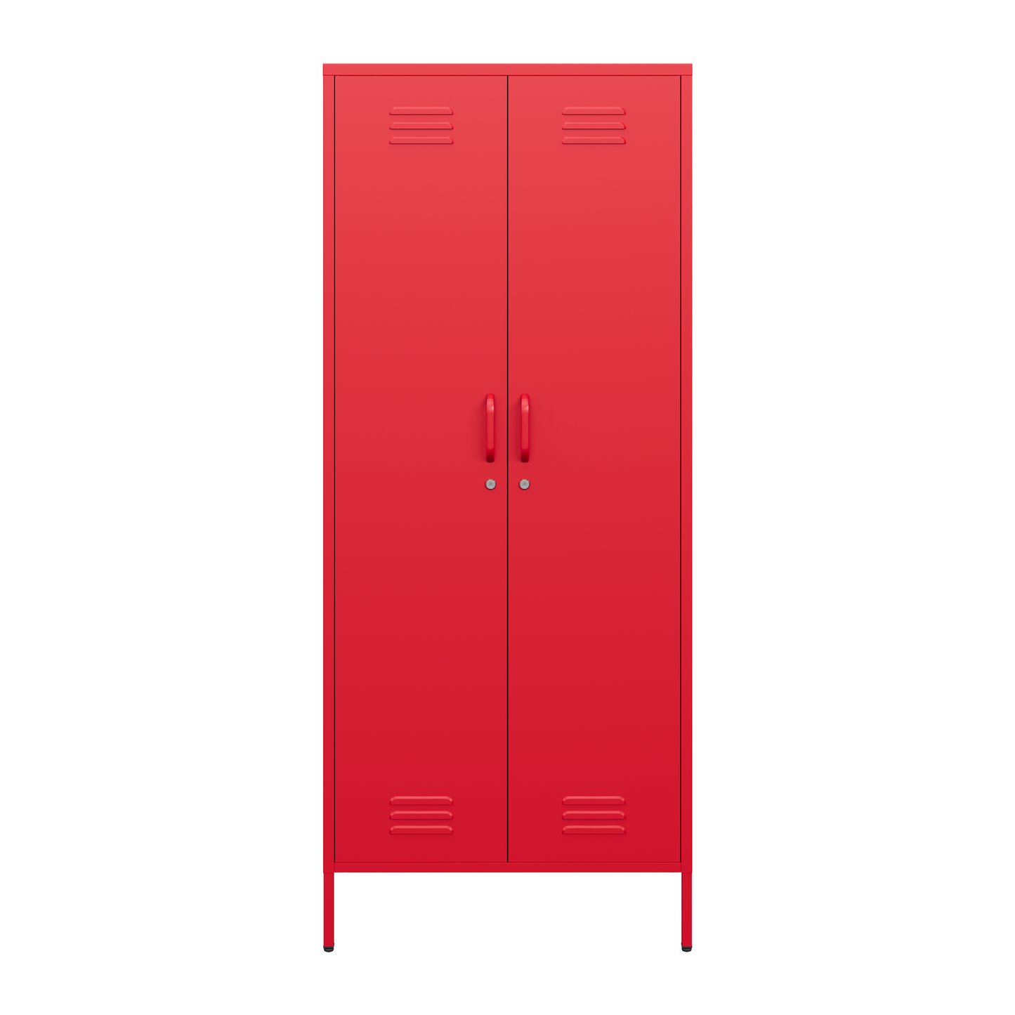 Sugar Cube Double Locker - Red Polka