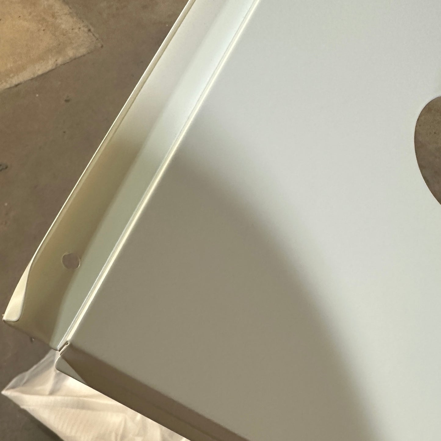 Sugar Cube Side Table - Soft White