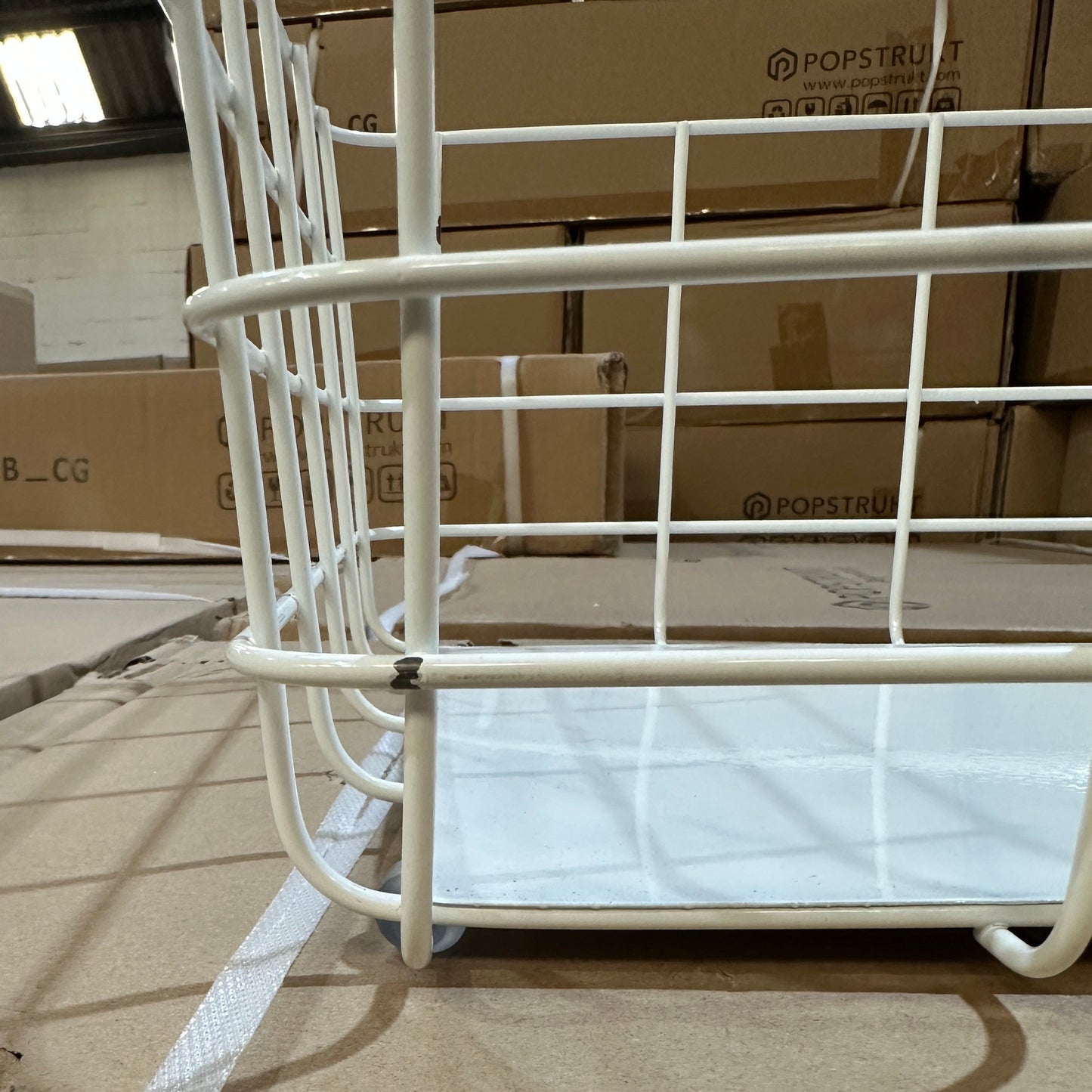 Waffle Basket Large - White (2 Pack)
