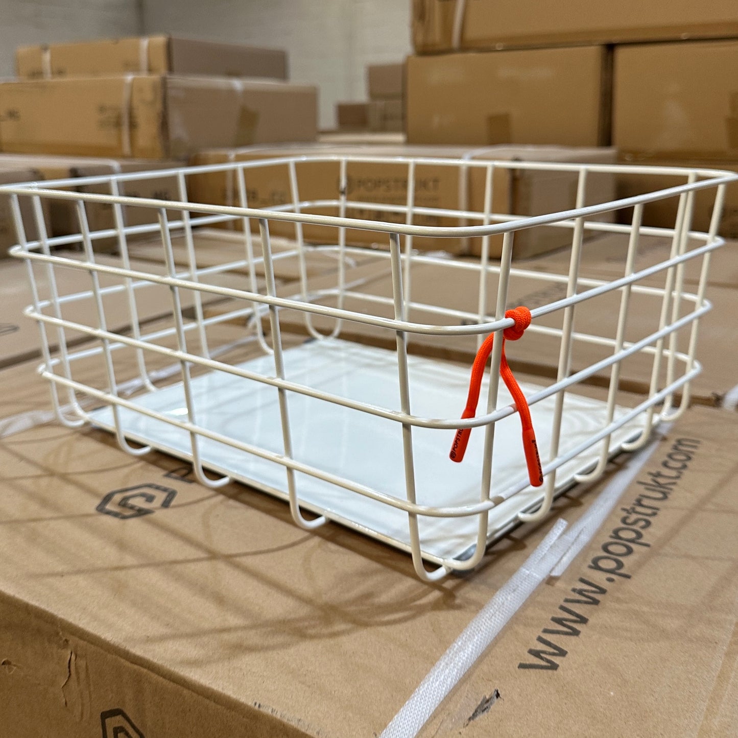 Waffle Basket Large - White (2 Pack)