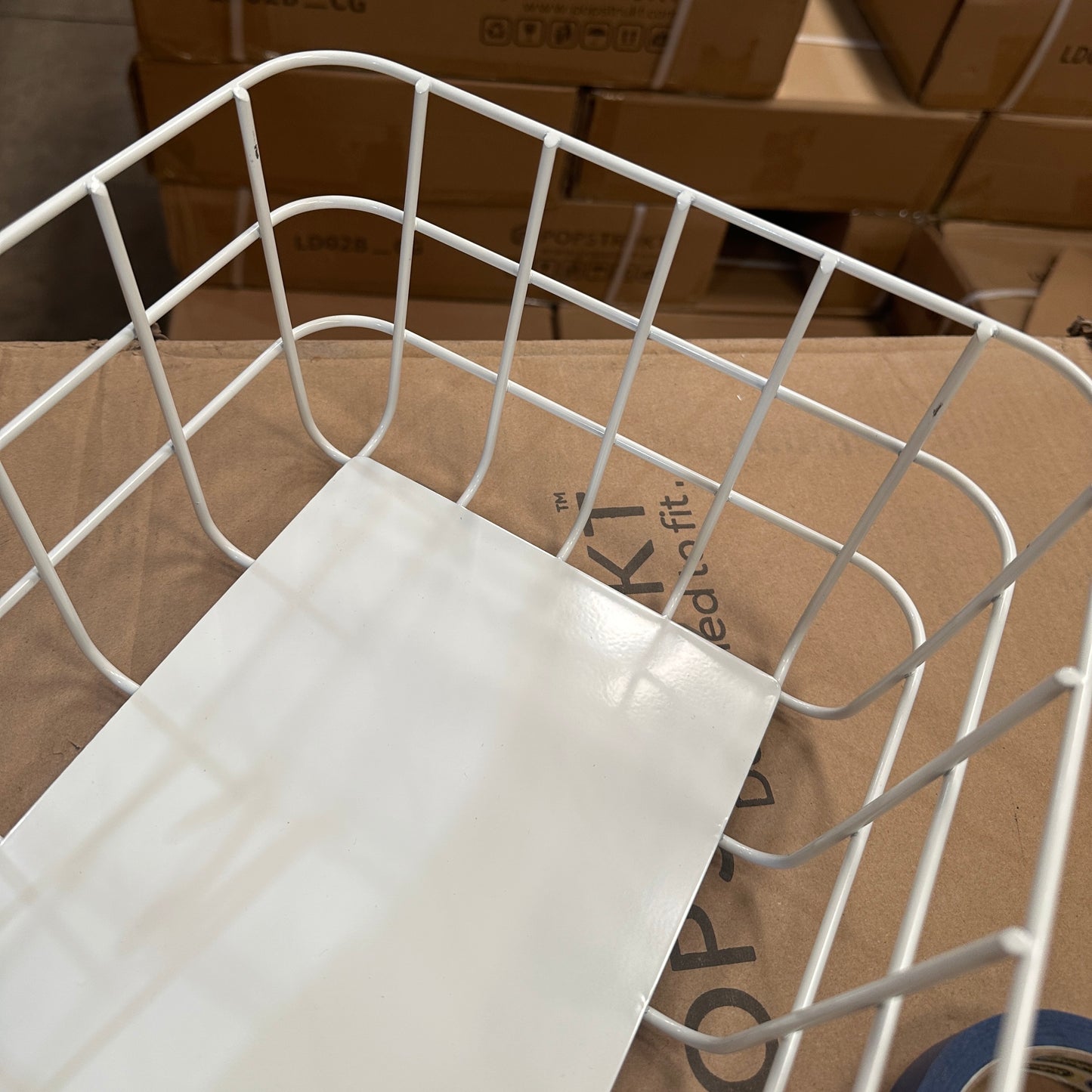 Waffle Basket Medium - White ( 2 Pack )