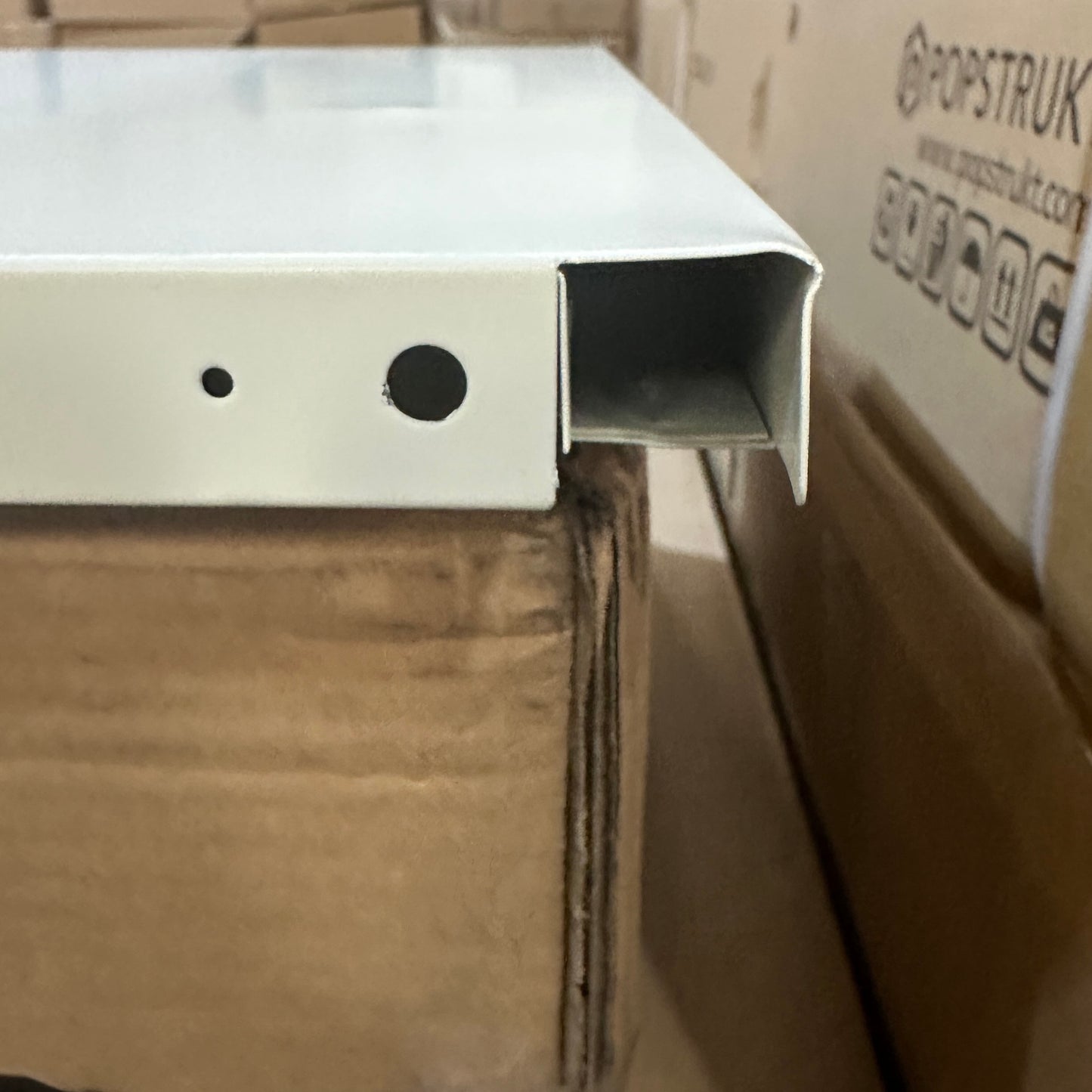 Sugar Cube Side Table - Soft White