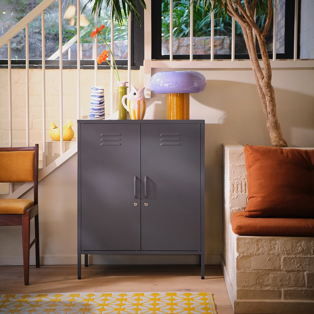 Sugar Cube Cabinet - Carbon Grey
