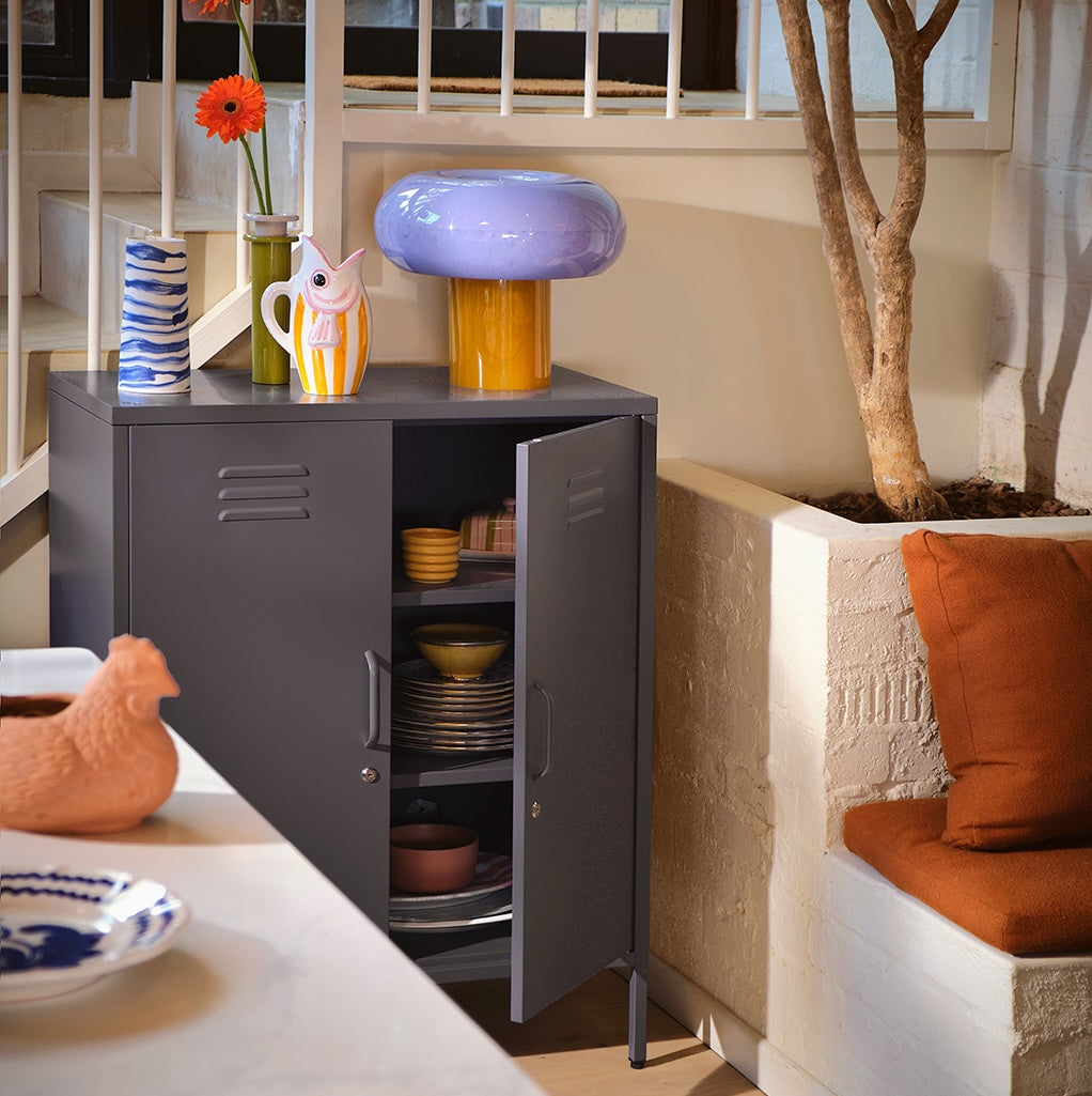 Sugar Cube Cabinet - Carbon Grey
