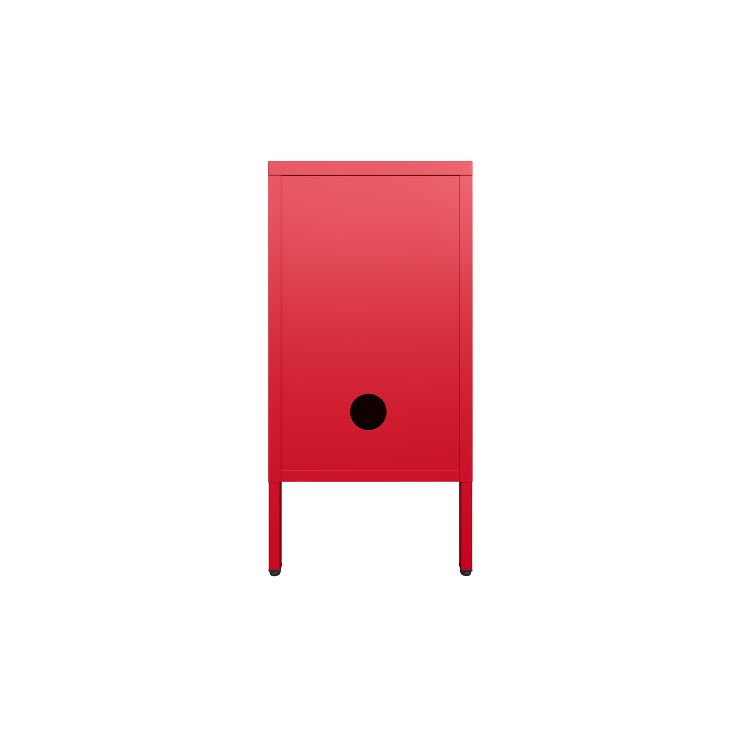 Sugar Cube Side Table - Red Polka
