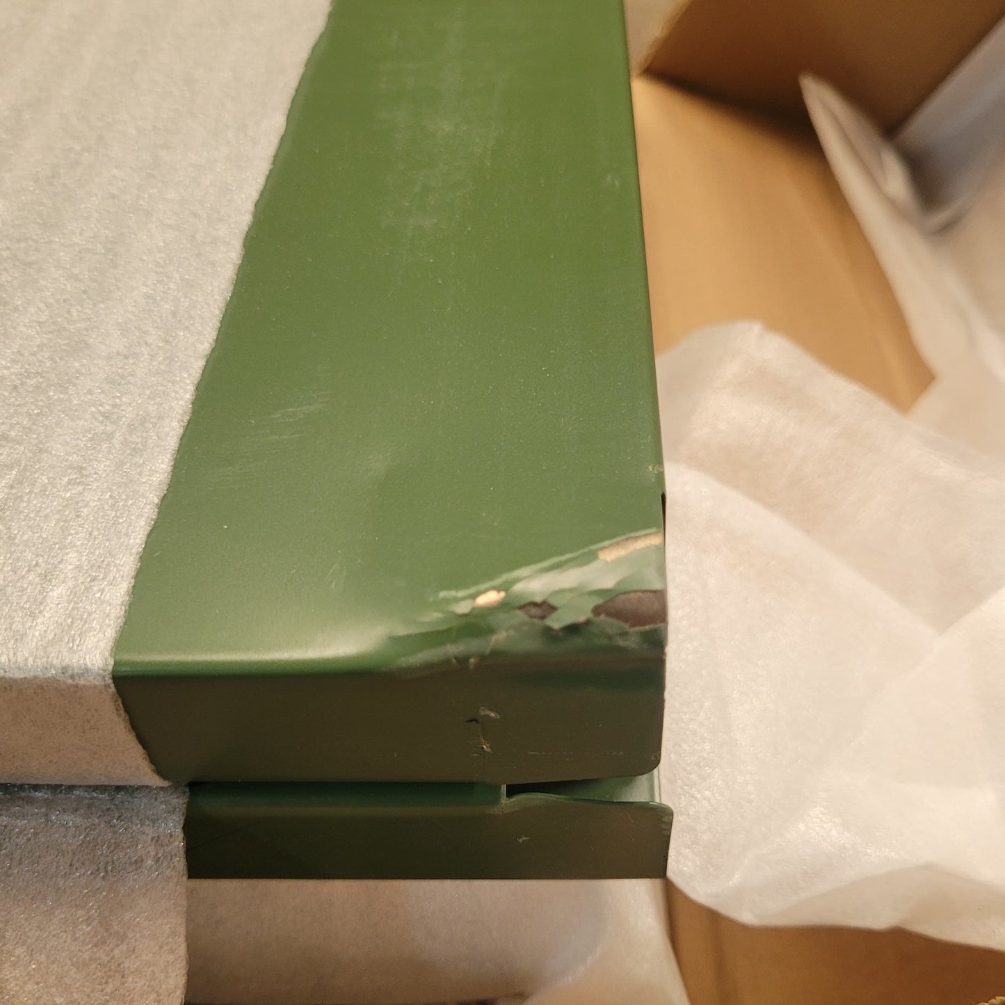 Sugar Cube Side Table - Dark Olive