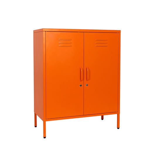 Sugar Cube Cabinet - Soda Pop Orange