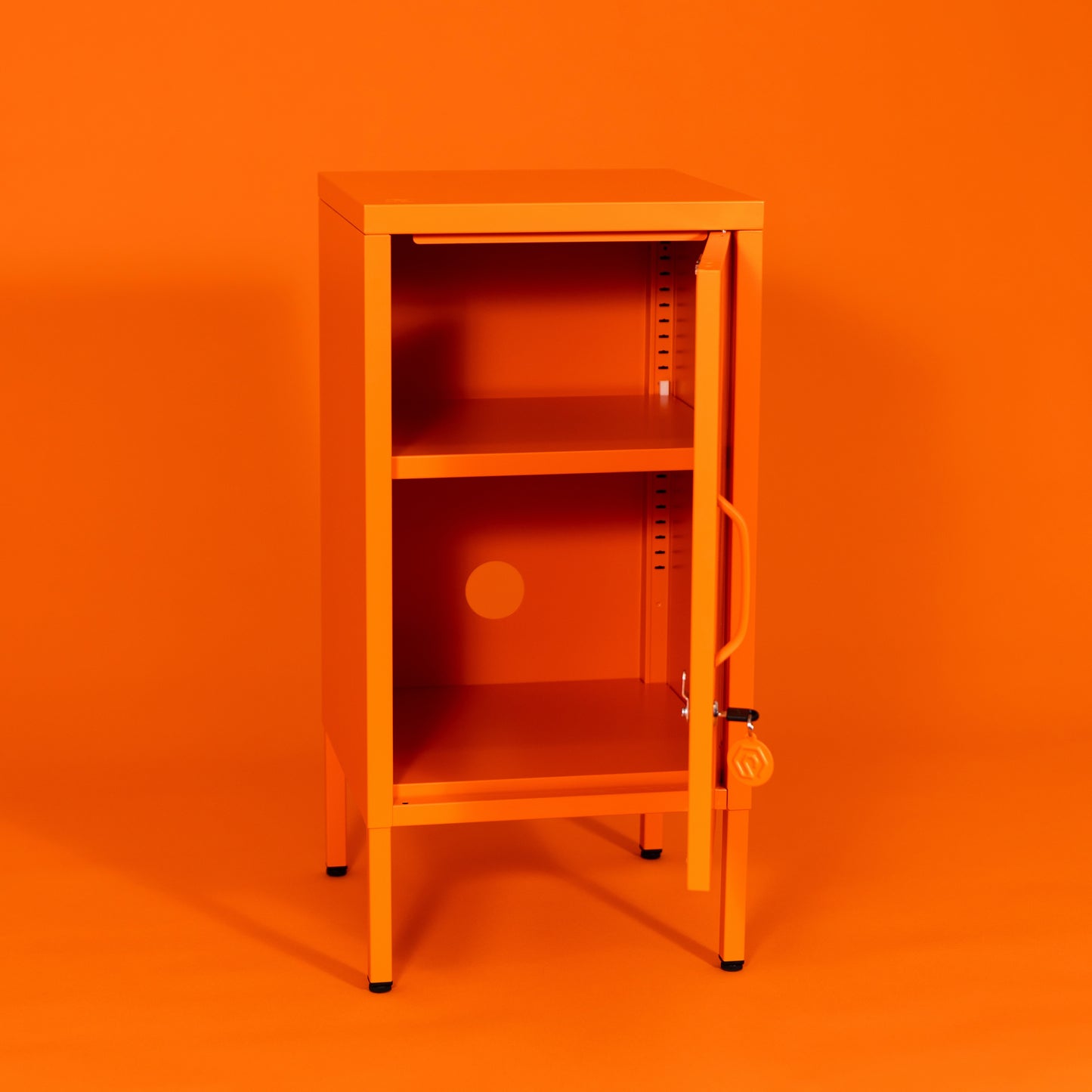 Sugar Cube Side Table - Soda Pop Orange