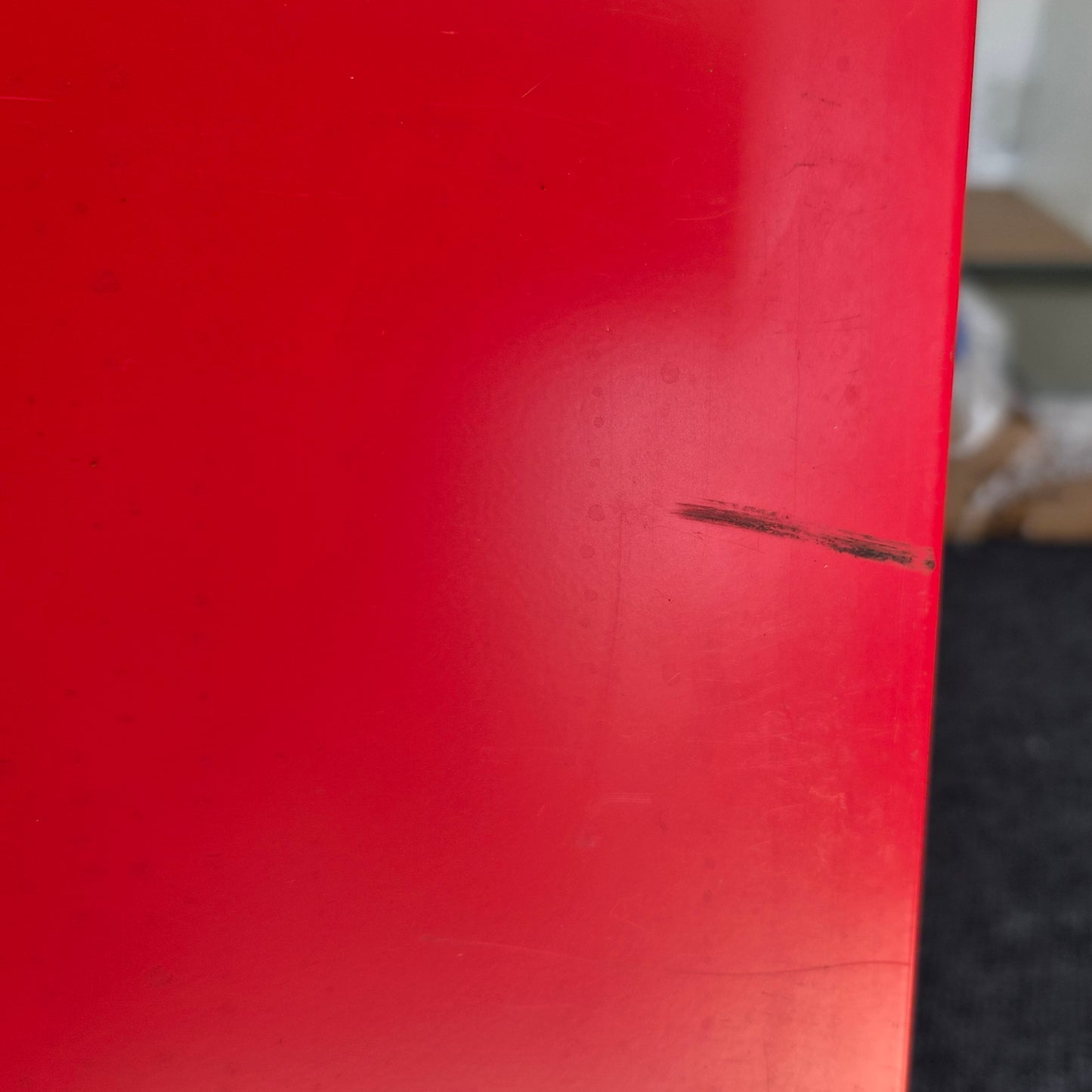 Sugar Cube Media Unit - Red Polka