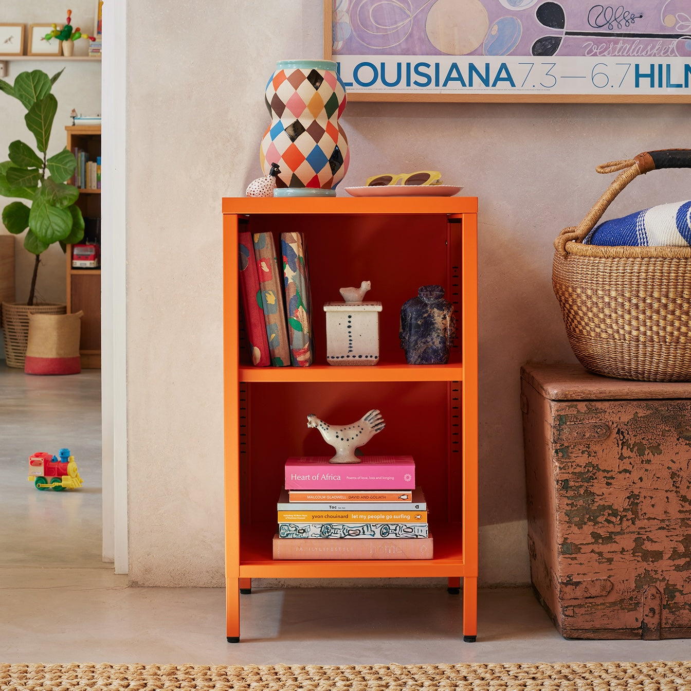 Wafer Side Table - Soda Pop Orange Sand