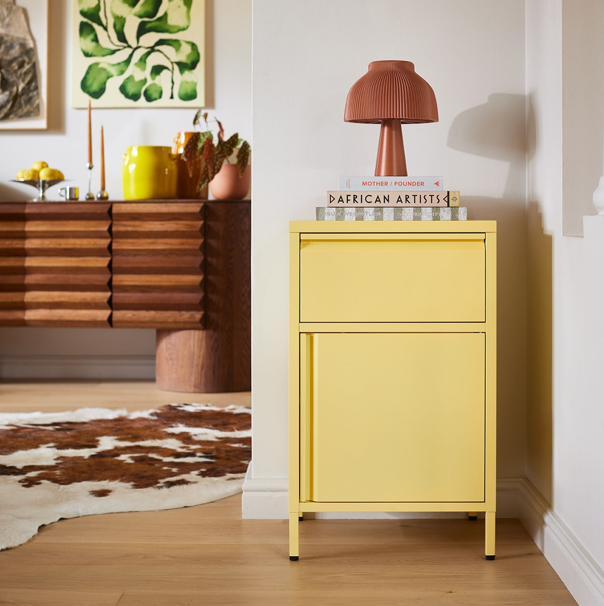 Bon Bon Side Table - Butter Yellow