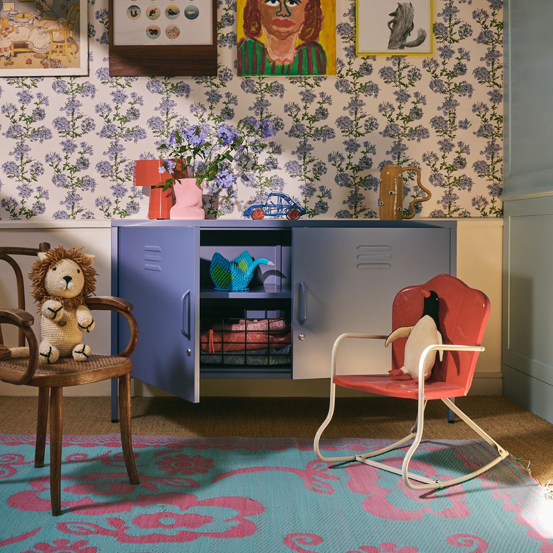 Sugar Cube Media Unit - Pigeon Blue