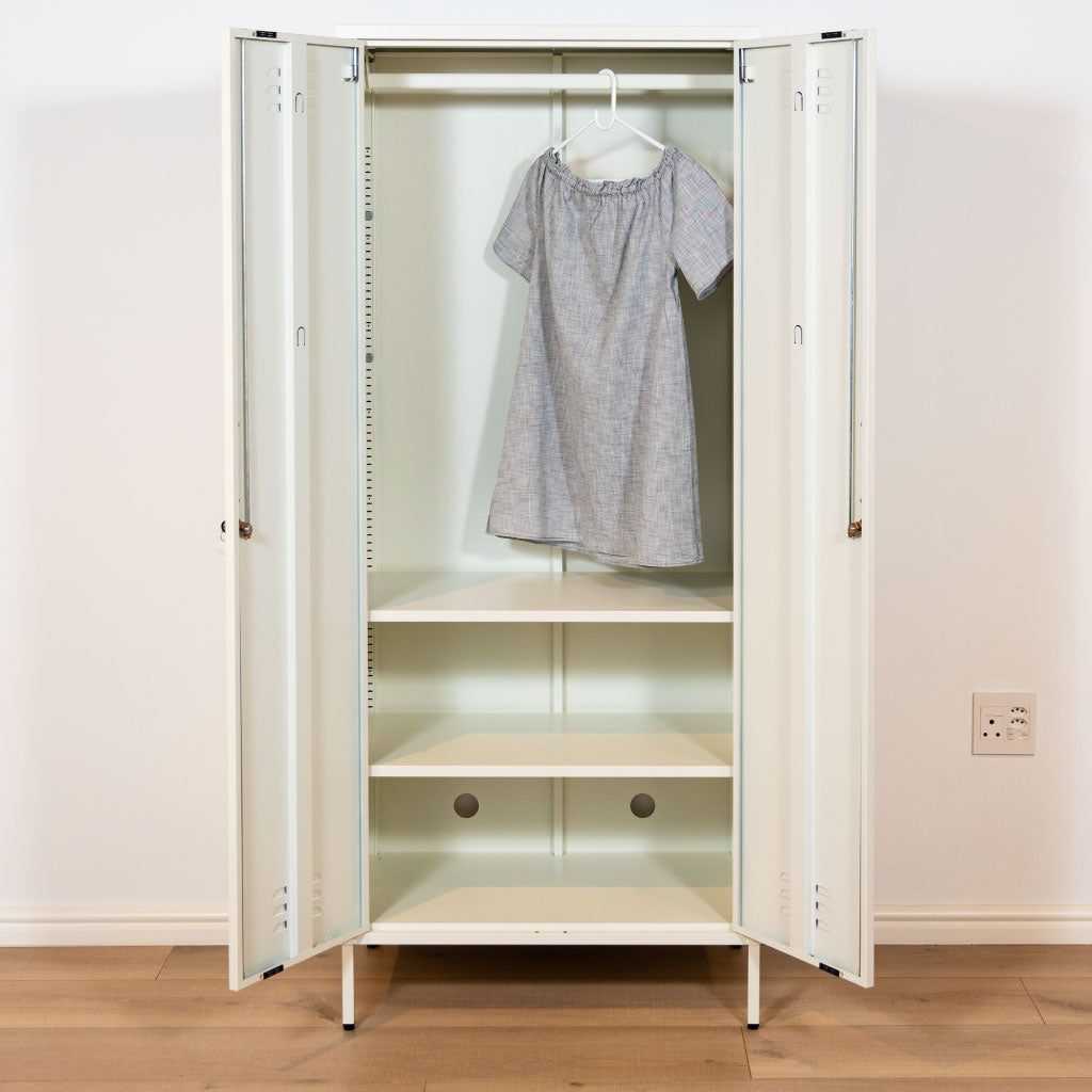 Sugar Cube Double Locker - Soft White