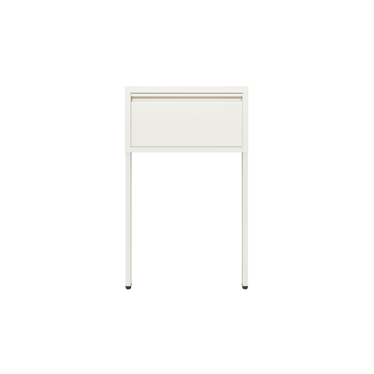 Bon Bon Single Drawer Side Table - Soft White