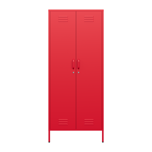 Sugar Cube Double Locker - Red Polka