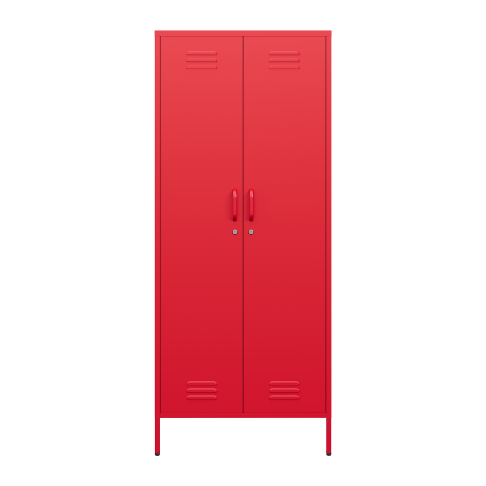 Sugar Cube Double Locker - Red Polka – The Factory Floor