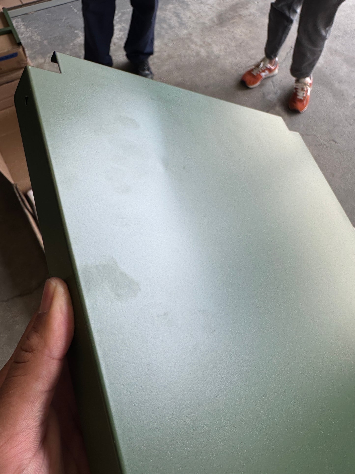 Sugar Cube Side Table - Dark Olive