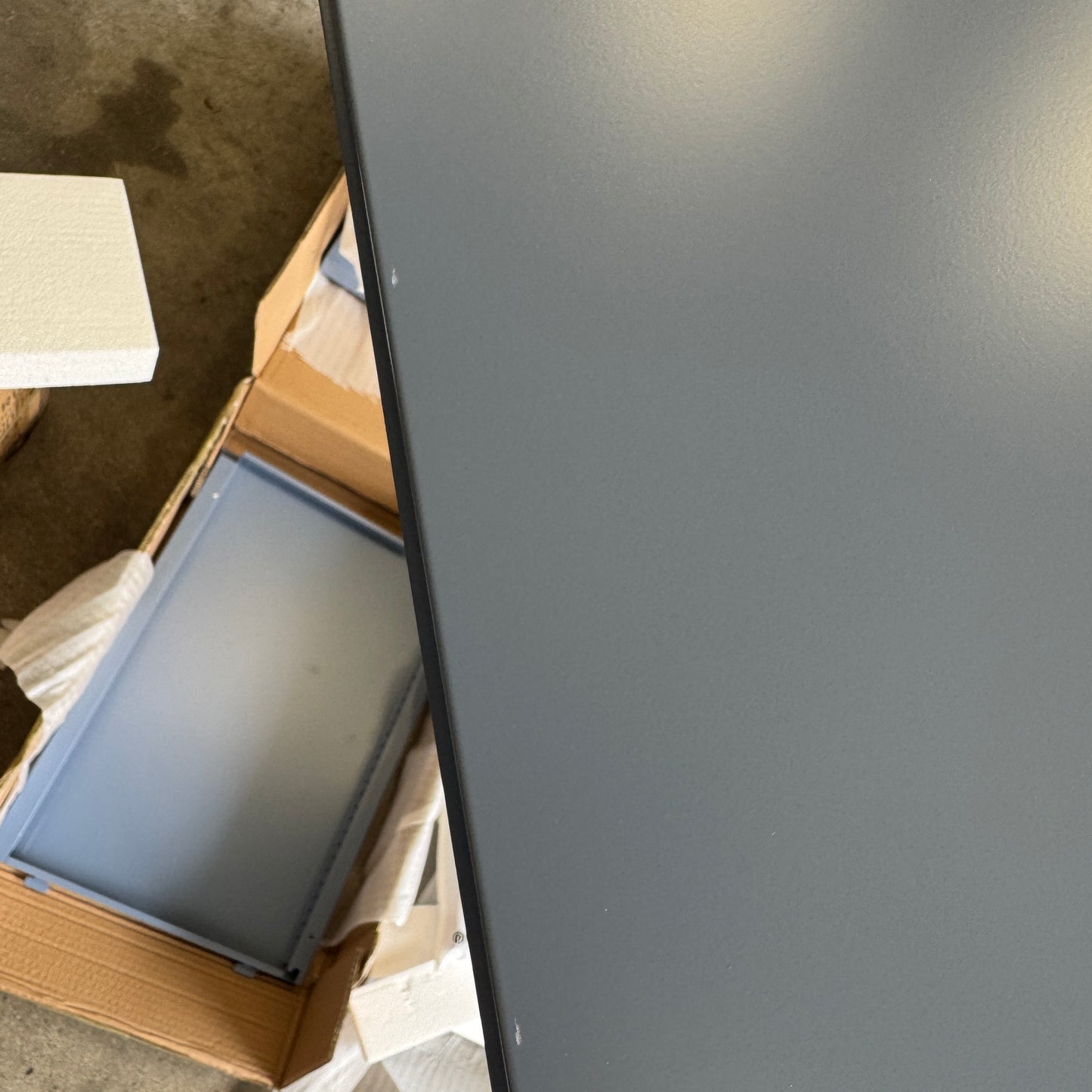 Sugar Cube Side Table - Pigeon Blue