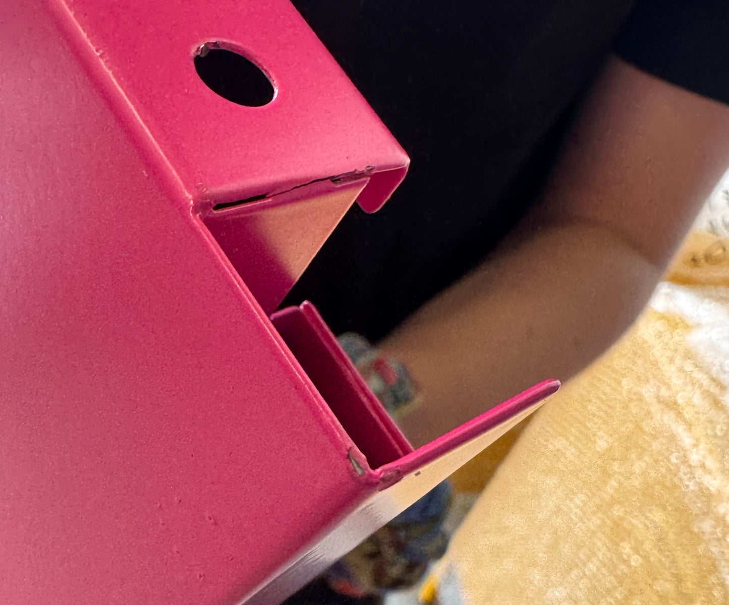 Sugar Cube Side Table - Hot Pink