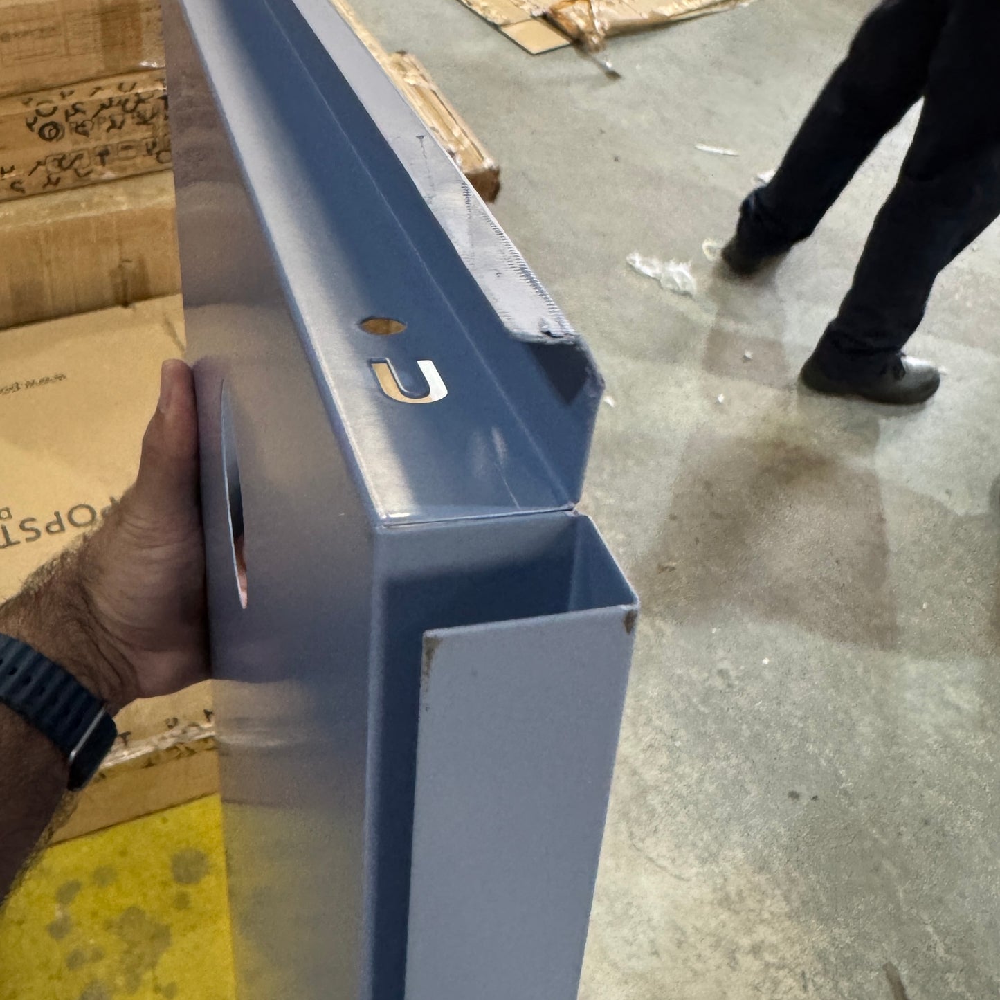 Sugar Cube Double Locker - Pigeon Blue