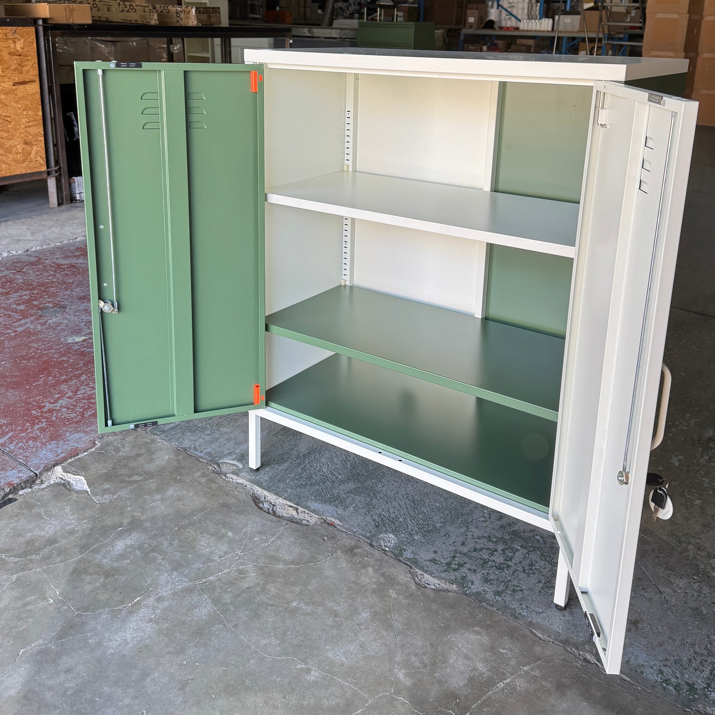 Sugar Cube Cabinet - FrankenPop "The Springbok"