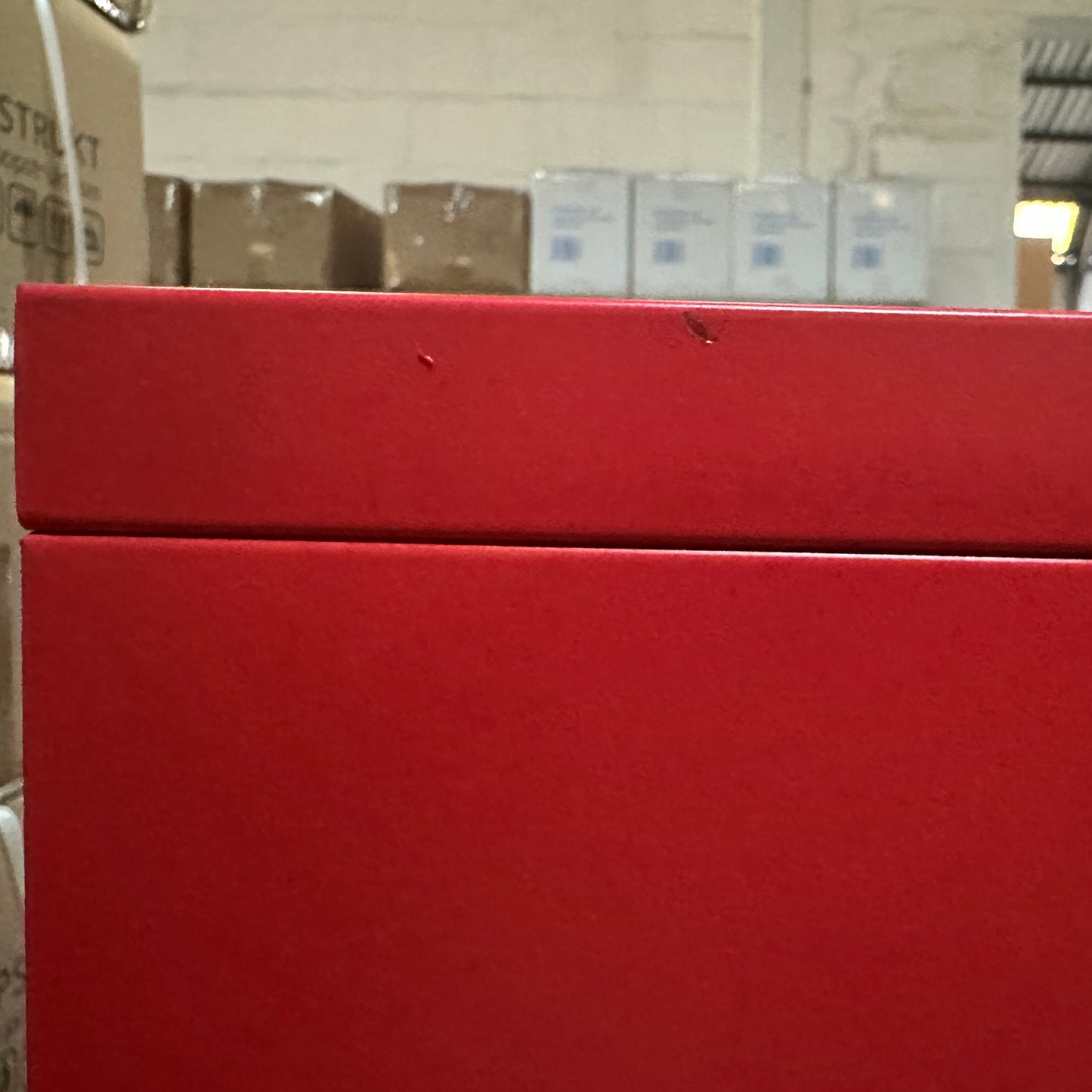 Sugar Cube Locker - Red Polka