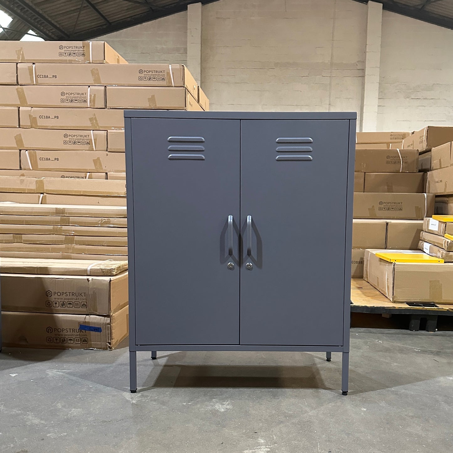 Sugar Cube Cabinet - Carbon Grey
