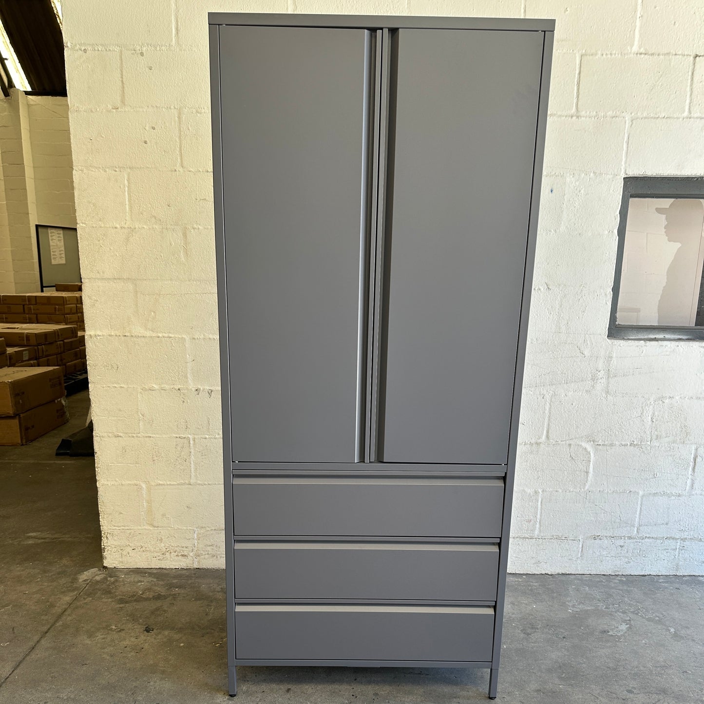 Bon Bon Double Locker - Carbon Grey