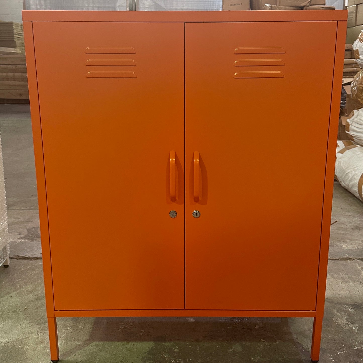 Sugar Cube Cabinet - Soda Pop Orange