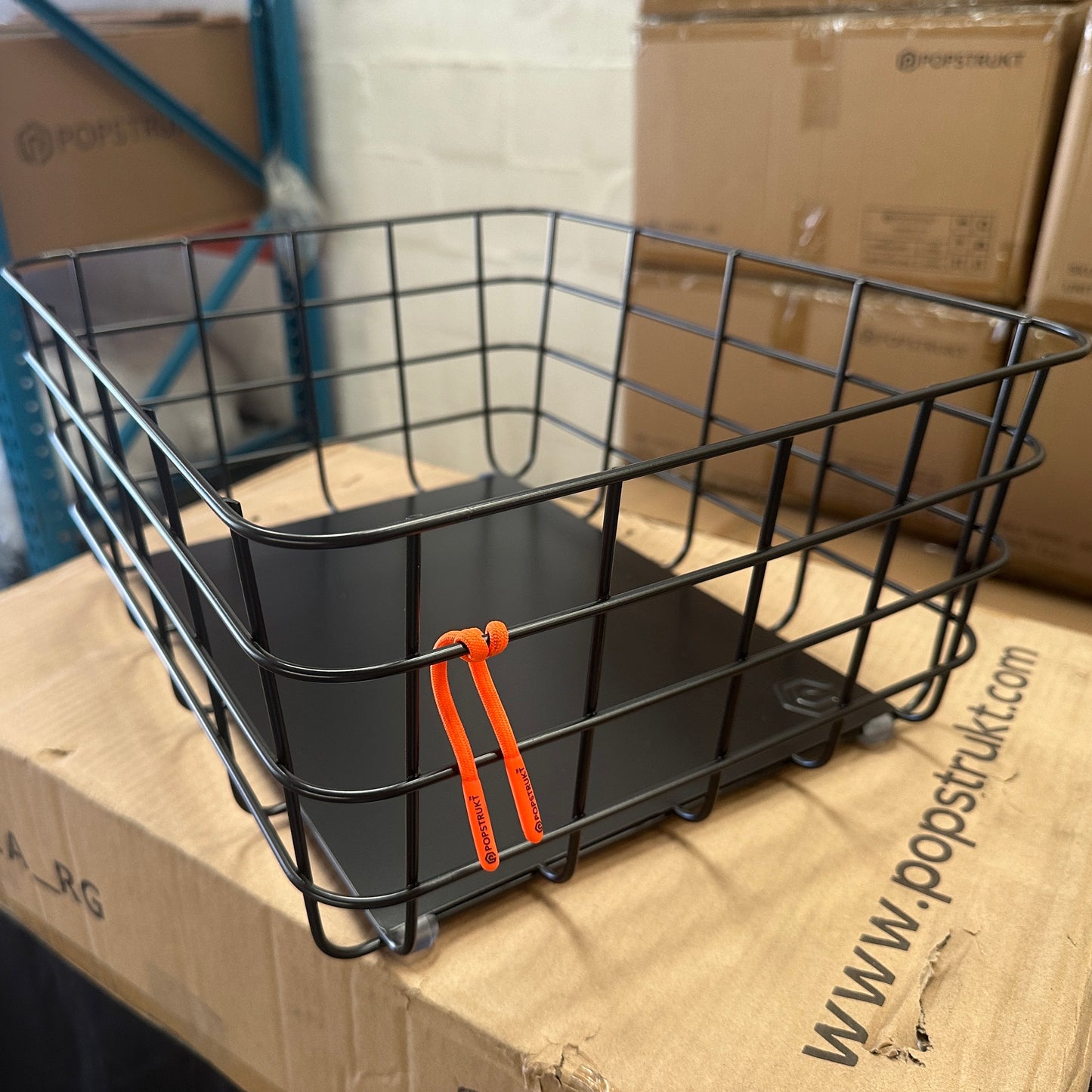 Waffle Basket Large - Black Black