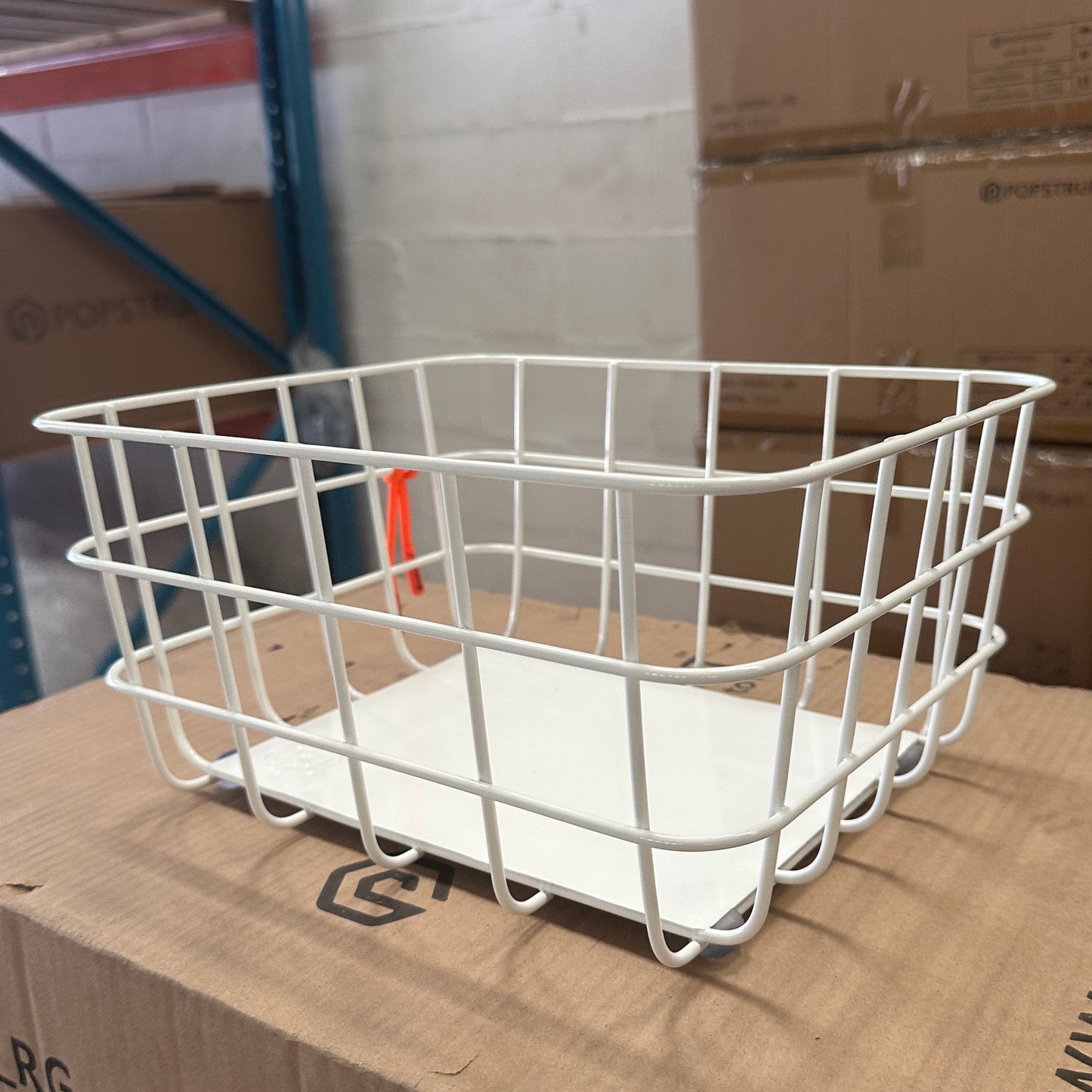 Waffle Basket Medium - White