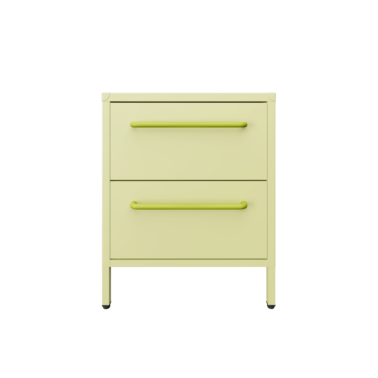 Sprinkles Twin Drawer Side Table - Kiwi Fizz