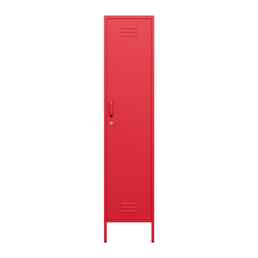Sugar Cube Locker - Red Polka