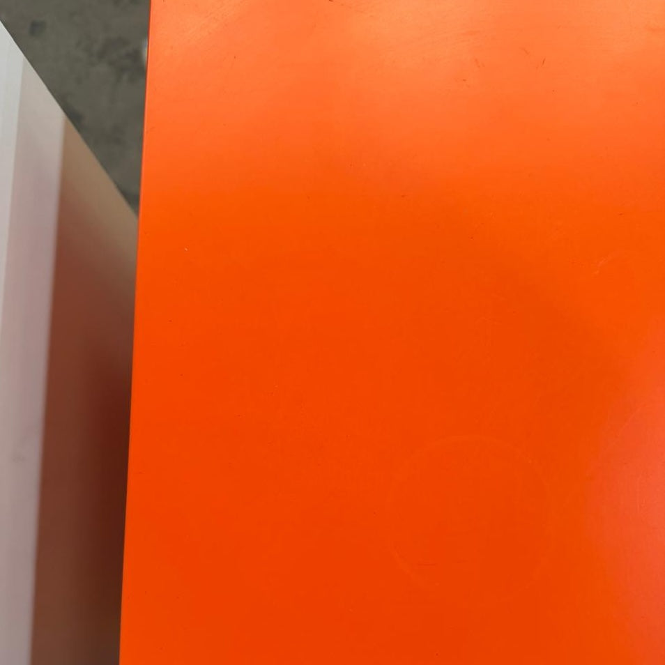 Sugar Cube Side Table - Soda Pop Orange
