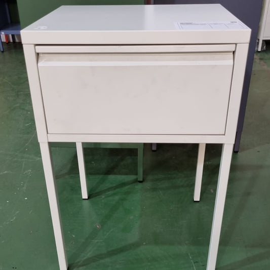 Bon Bon Single Drawer Side Table - Soft White