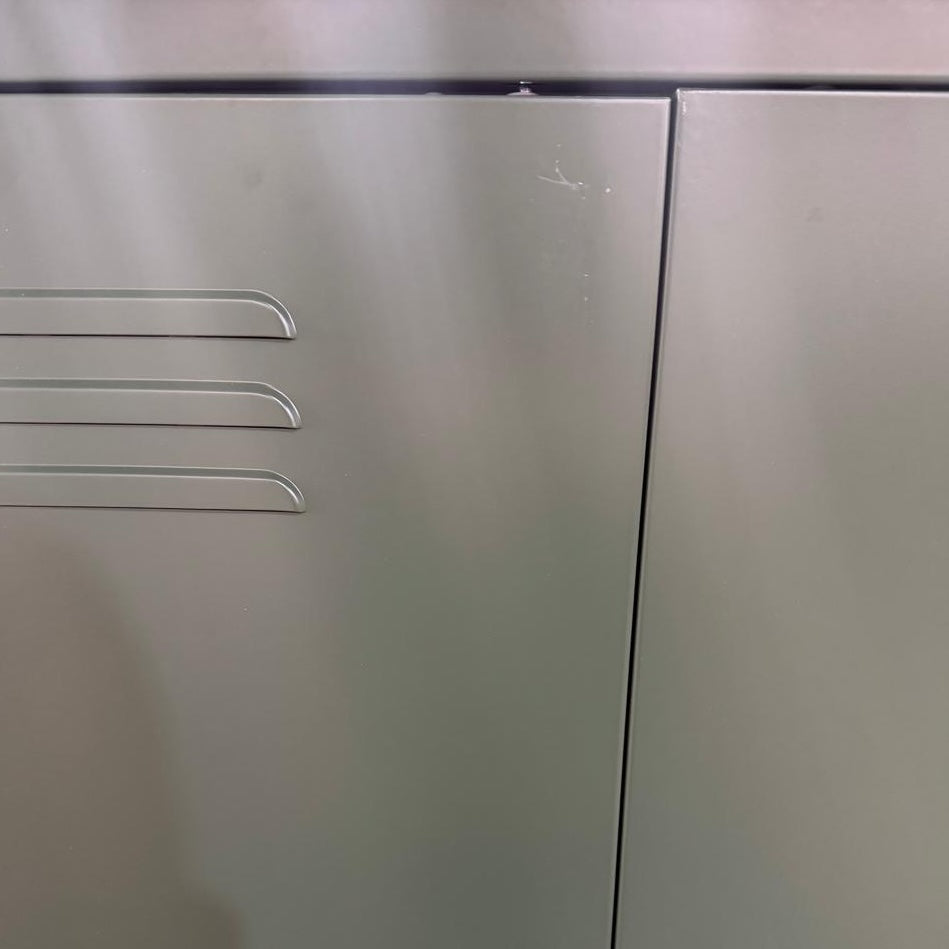 Sugar Cube Cabinet - Dark Olive
