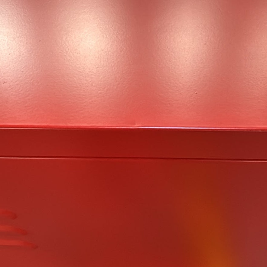 Sugar Cube Media Unit - Red Polka