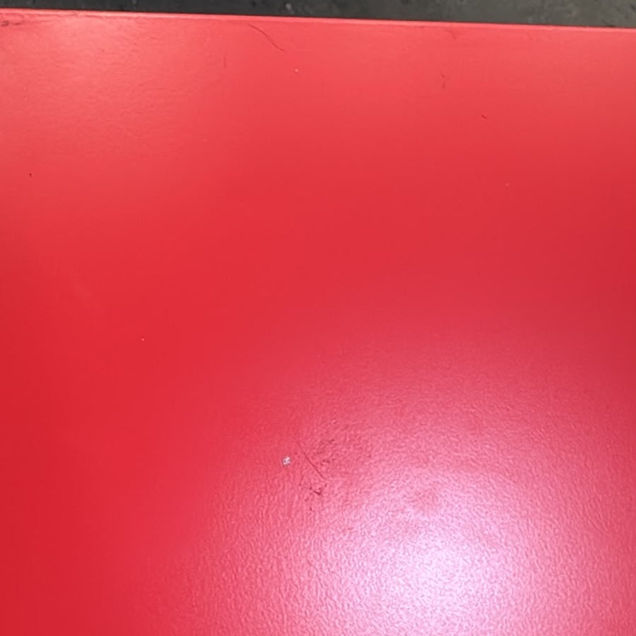 Sugar Cube Side Table - Red Polka