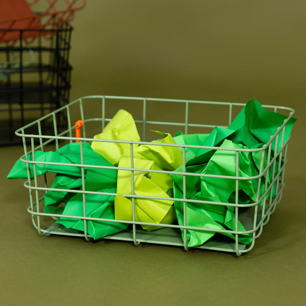 Waffle Basket Large - Soft Sage